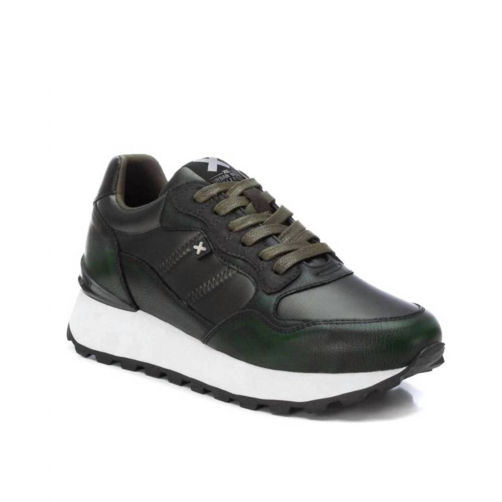 NEW XTI women's casual sneakers in khaki